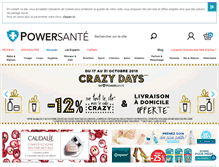 Tablet Screenshot of powersante.com